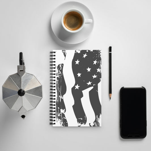 B&W Flag notebook